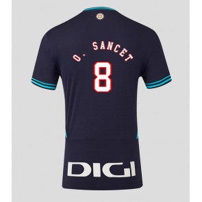 Billiga Athletic Bilbao Oihan Sancet #8 Bortatröja 2025-26 Kortärmad